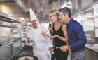 Regent Seven Seas woman and man with chef