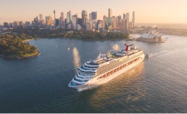 Sydney Harbour with cruise ship
