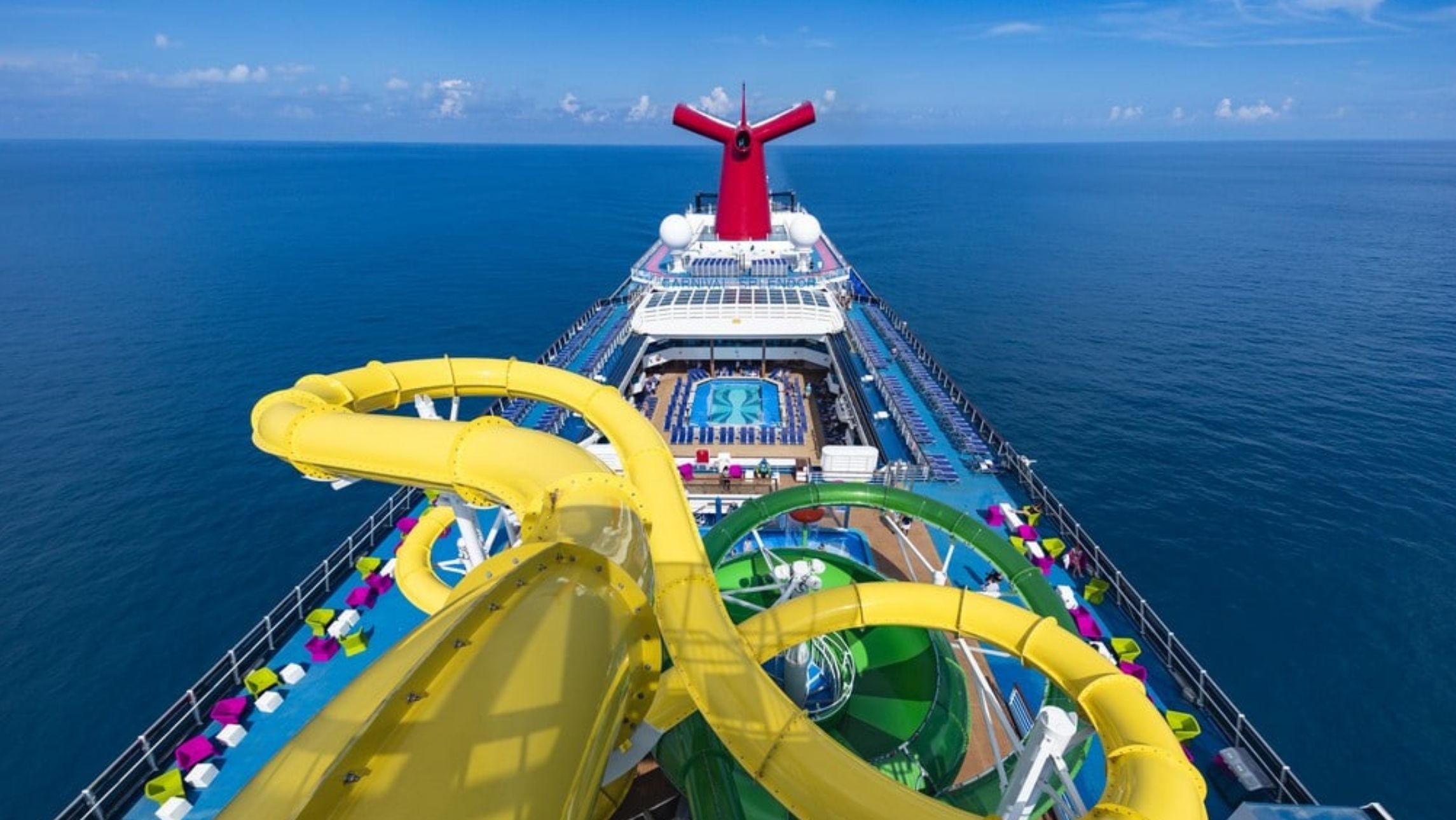 Above view of Carnival Splendor.