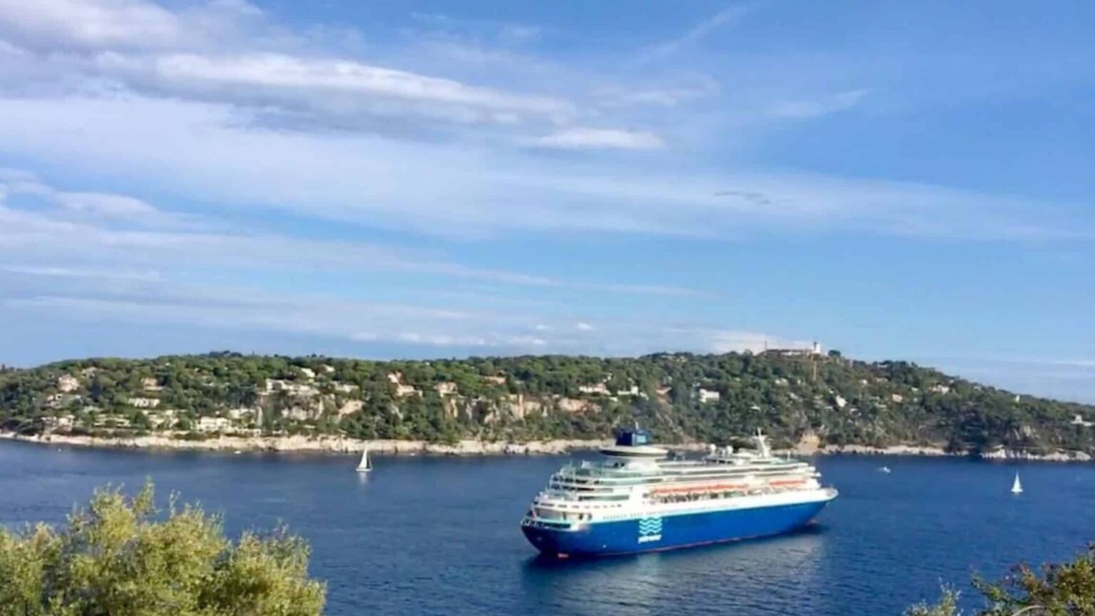 Cruise ship in Nice France