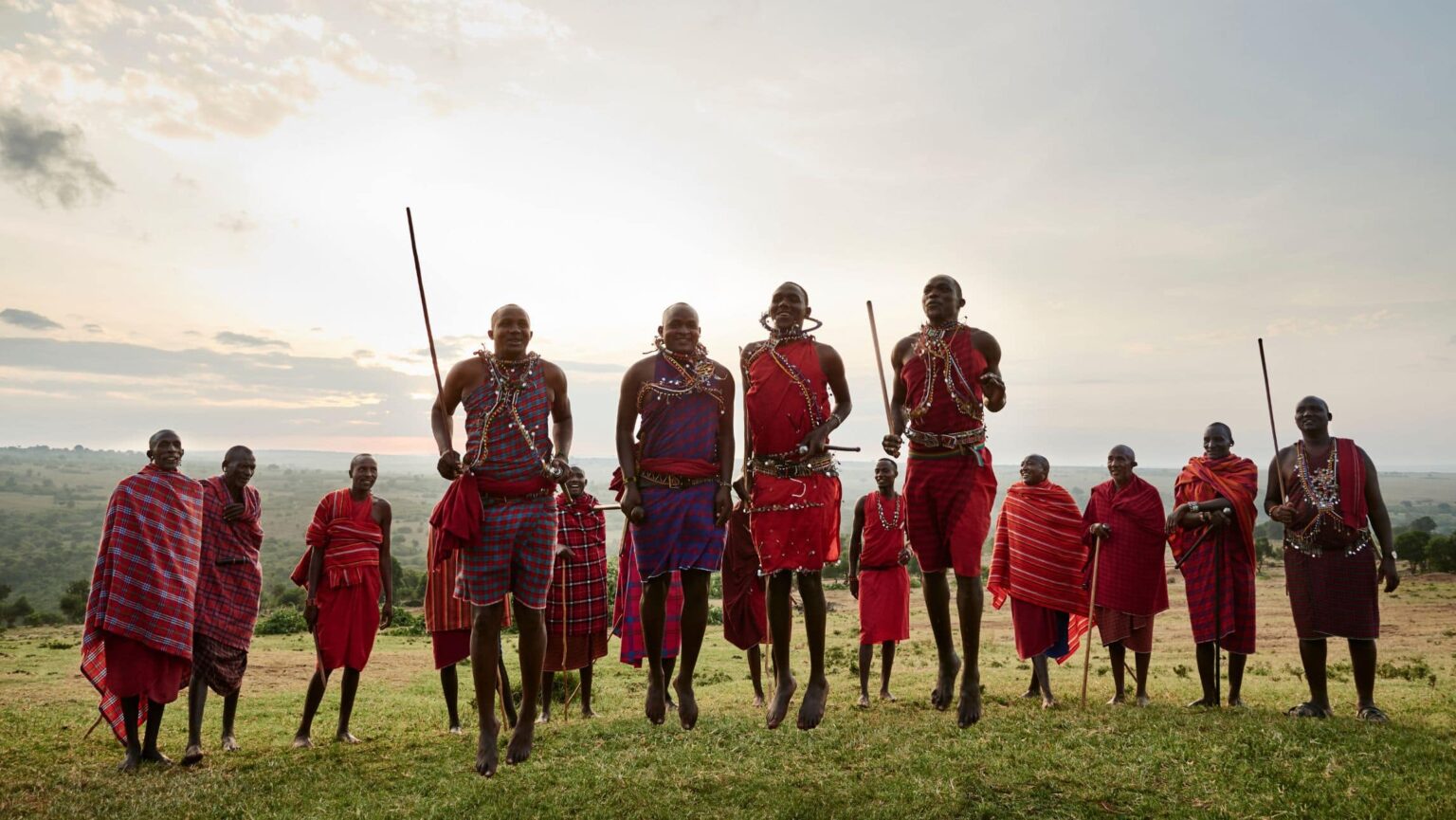 The Maasai Mara tribe in Kenya