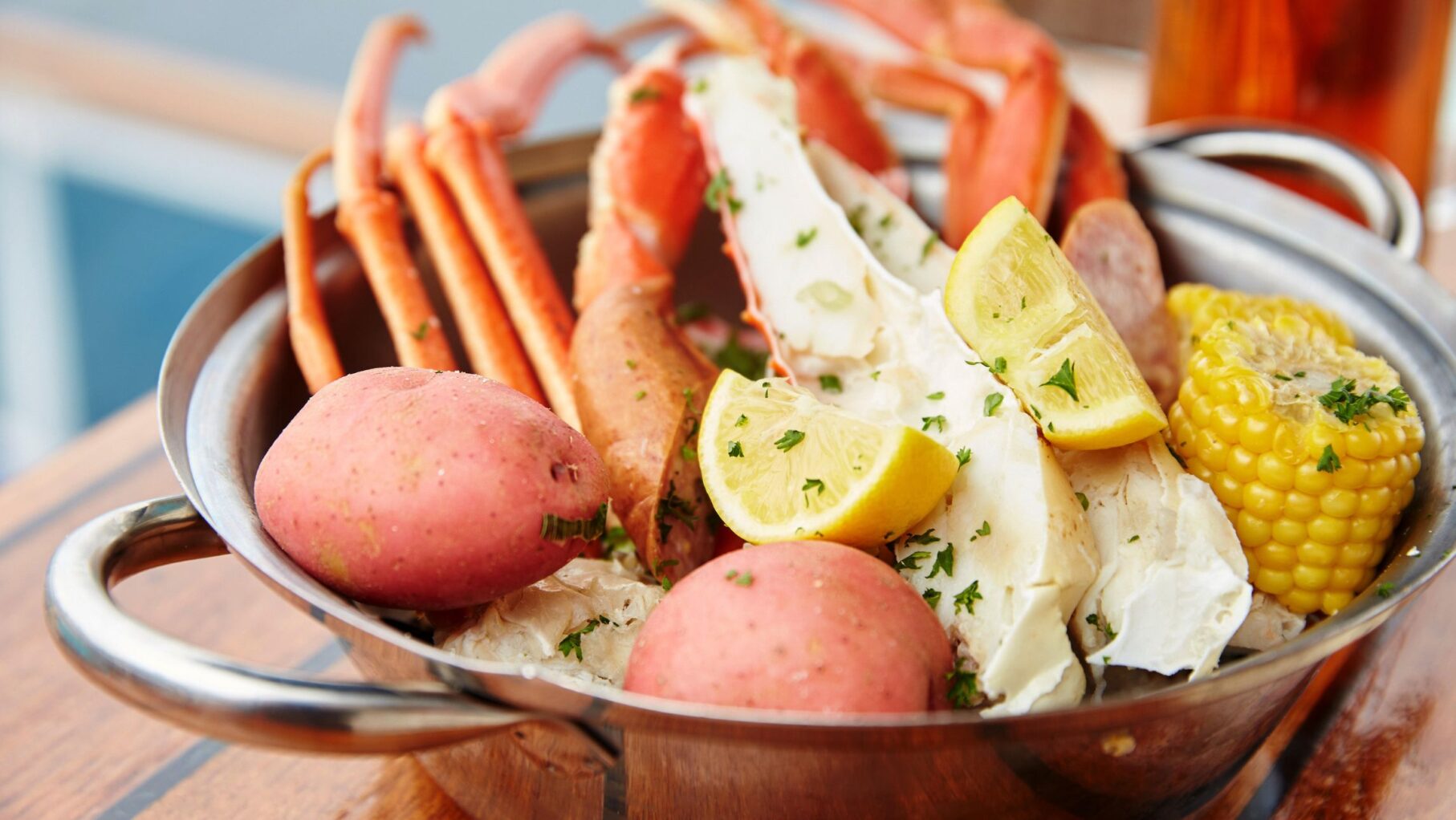 The crab shack on the Crown Princess