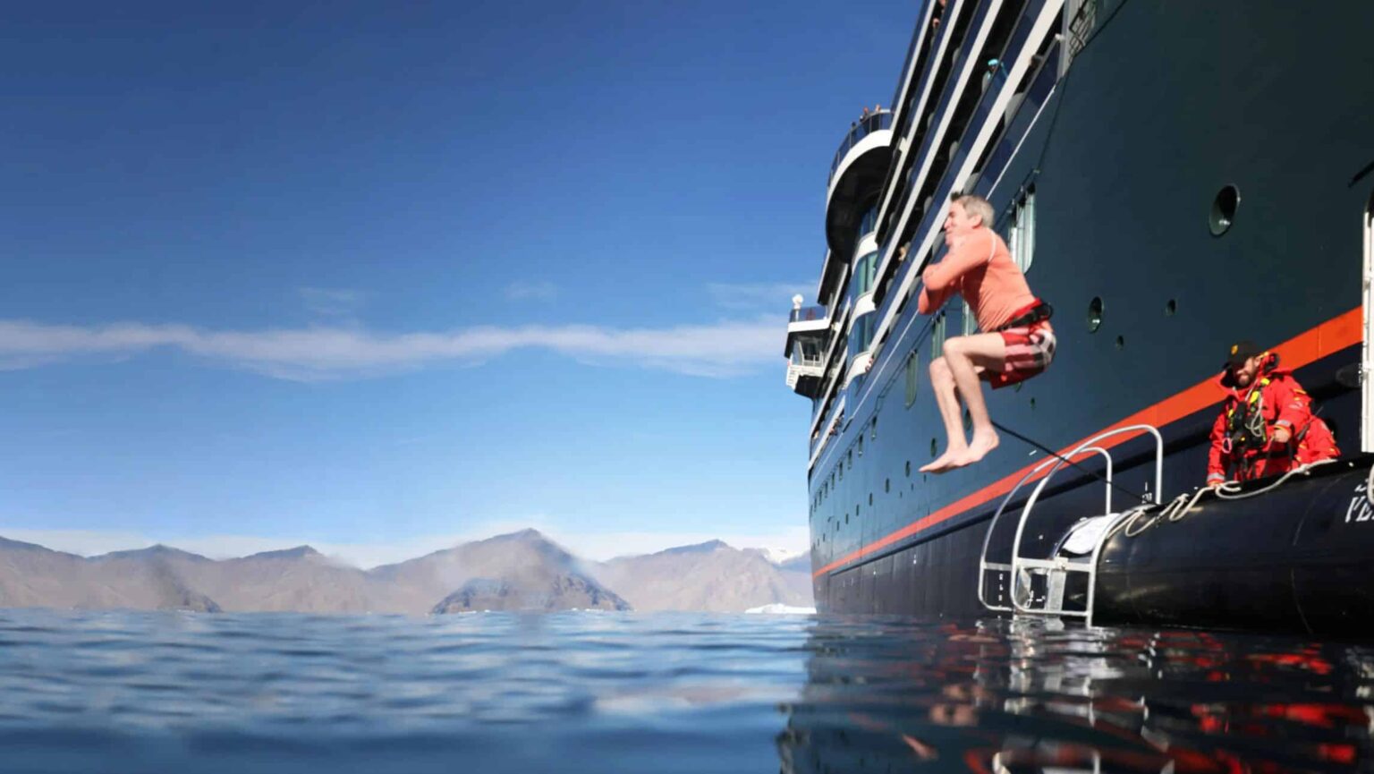 The polar jump on a Seabourn Expedition cruise