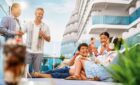 A family on Norwegian Cruise Line