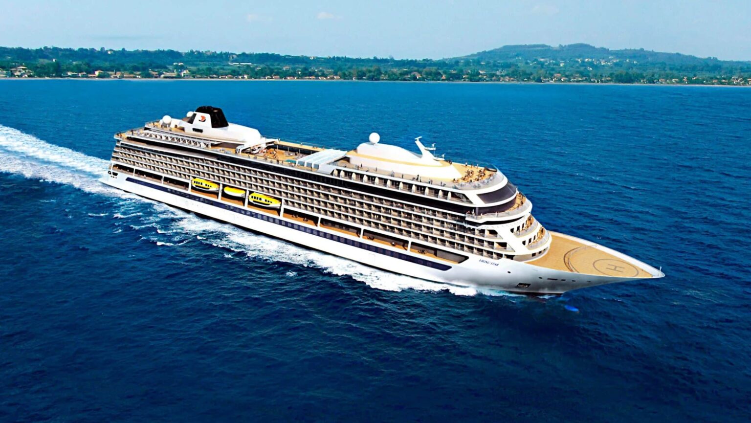 Viking Ocean ship on the high seas