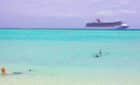 cruise ship in mystery island
