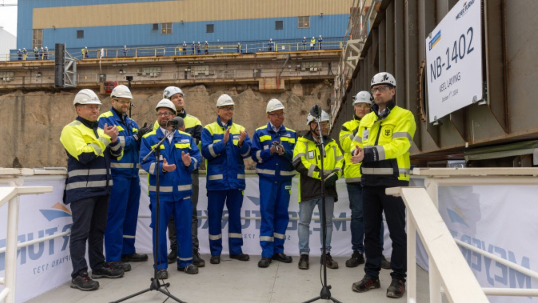 workers in a ship yard