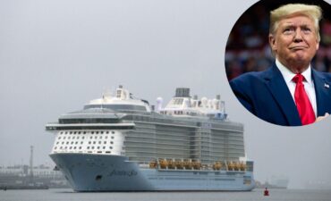Trump and cruise ship