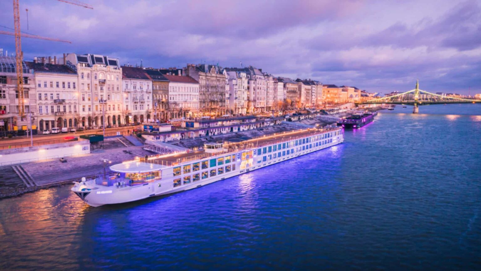 A Uniworld ship on the Danube