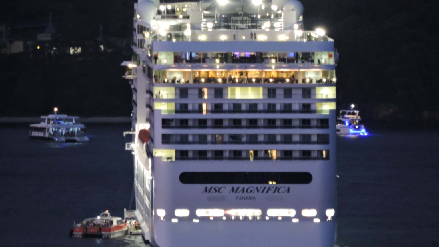 MSC Magnifica in Sydney Harbour