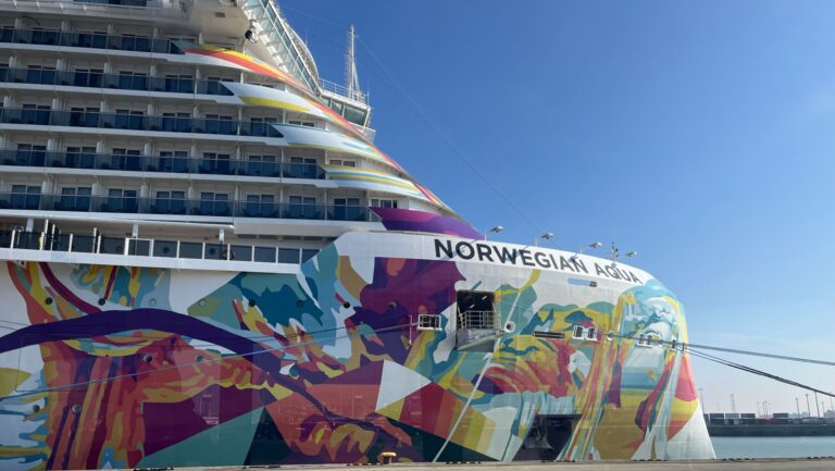 The Norwegian Aqua in Zeebrugge