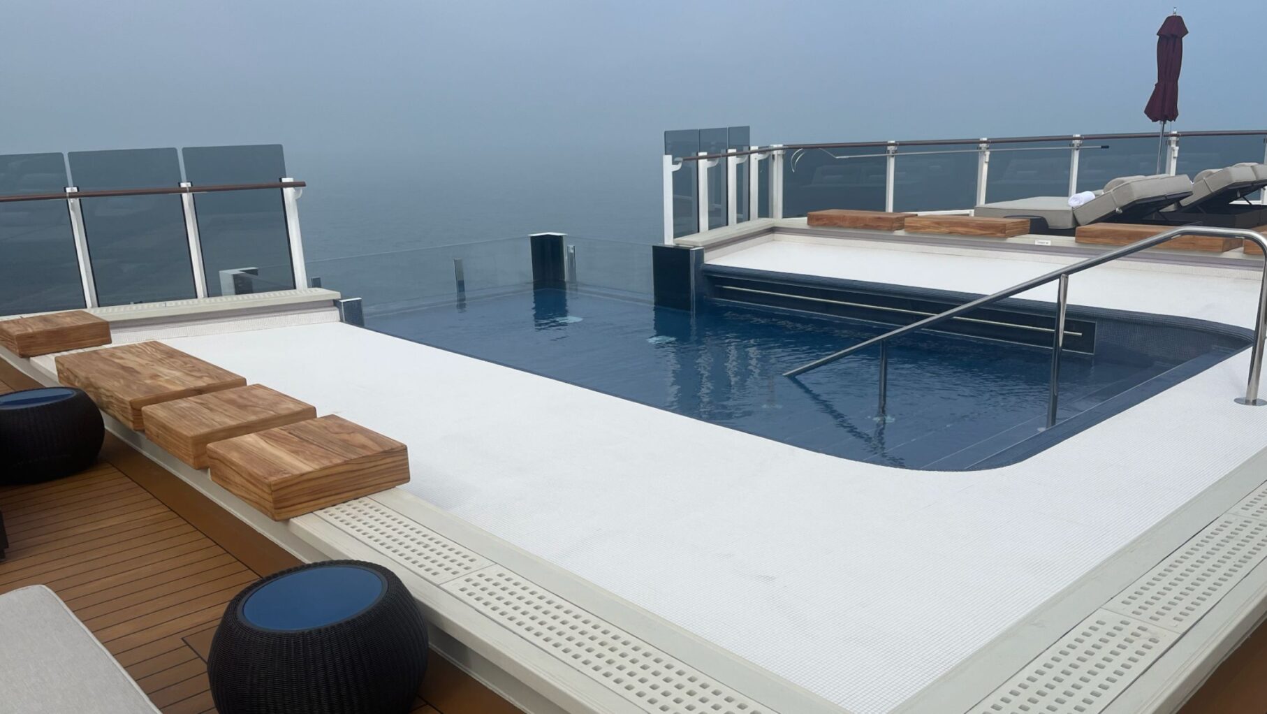 The infinity pool in The Haven