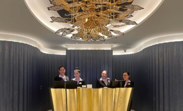 The staff at the entrance of Hudson's the main dining room The staff at the entrance of Hudson's the main dining room
