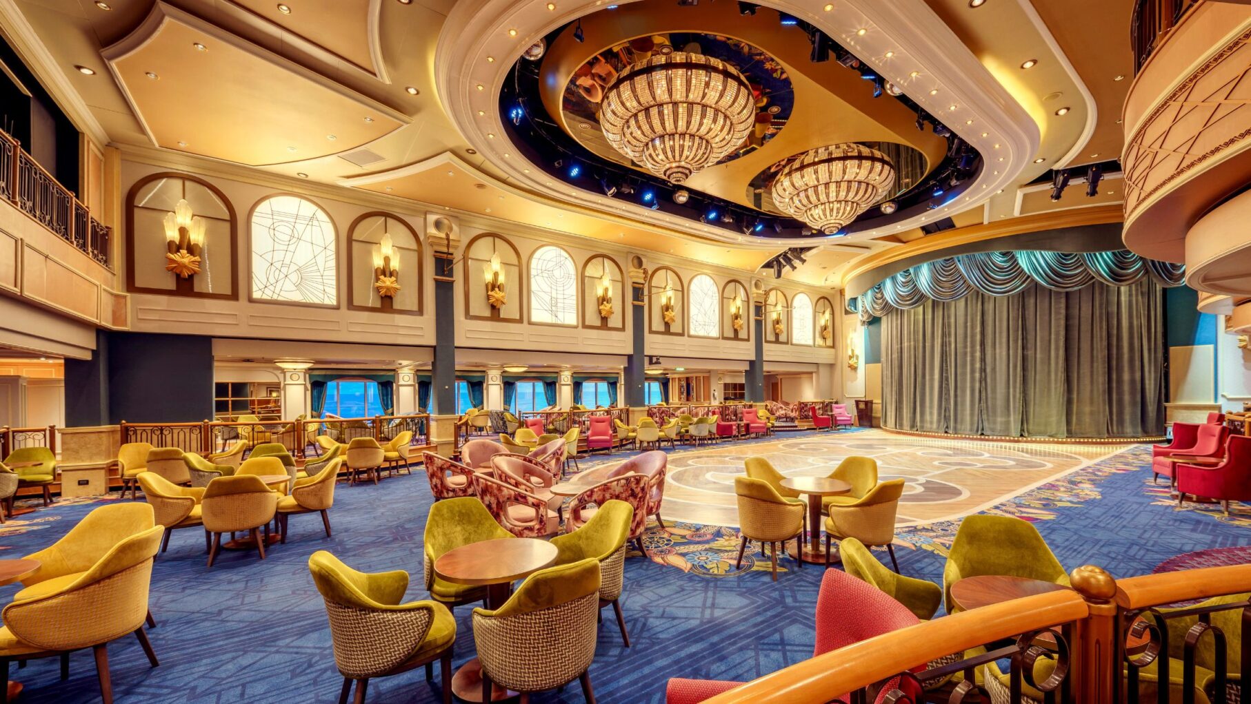 Queen Elizabeth's transformation the Queens Room Cunard