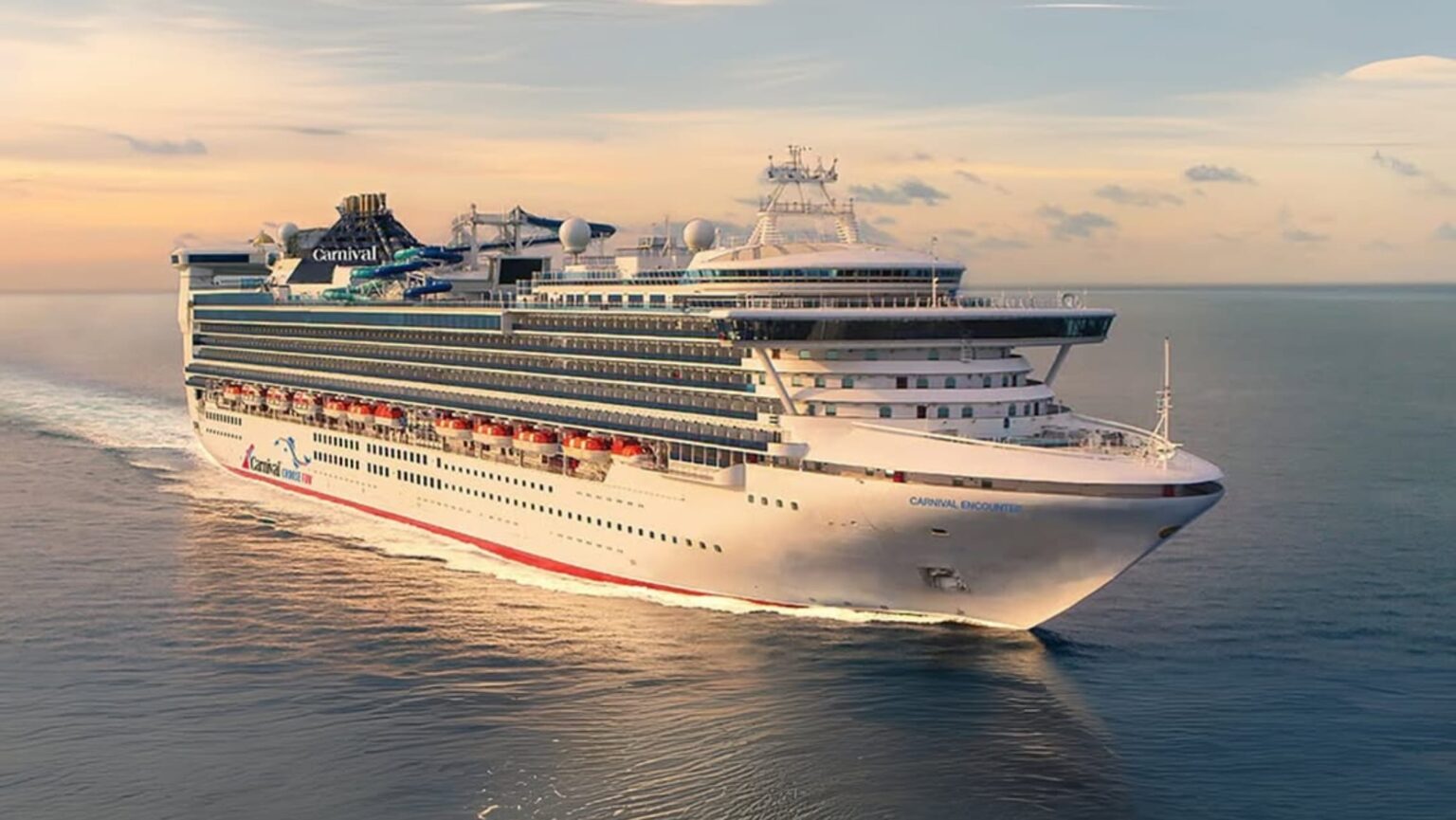 new Carnival livery for Pacific Encounter
