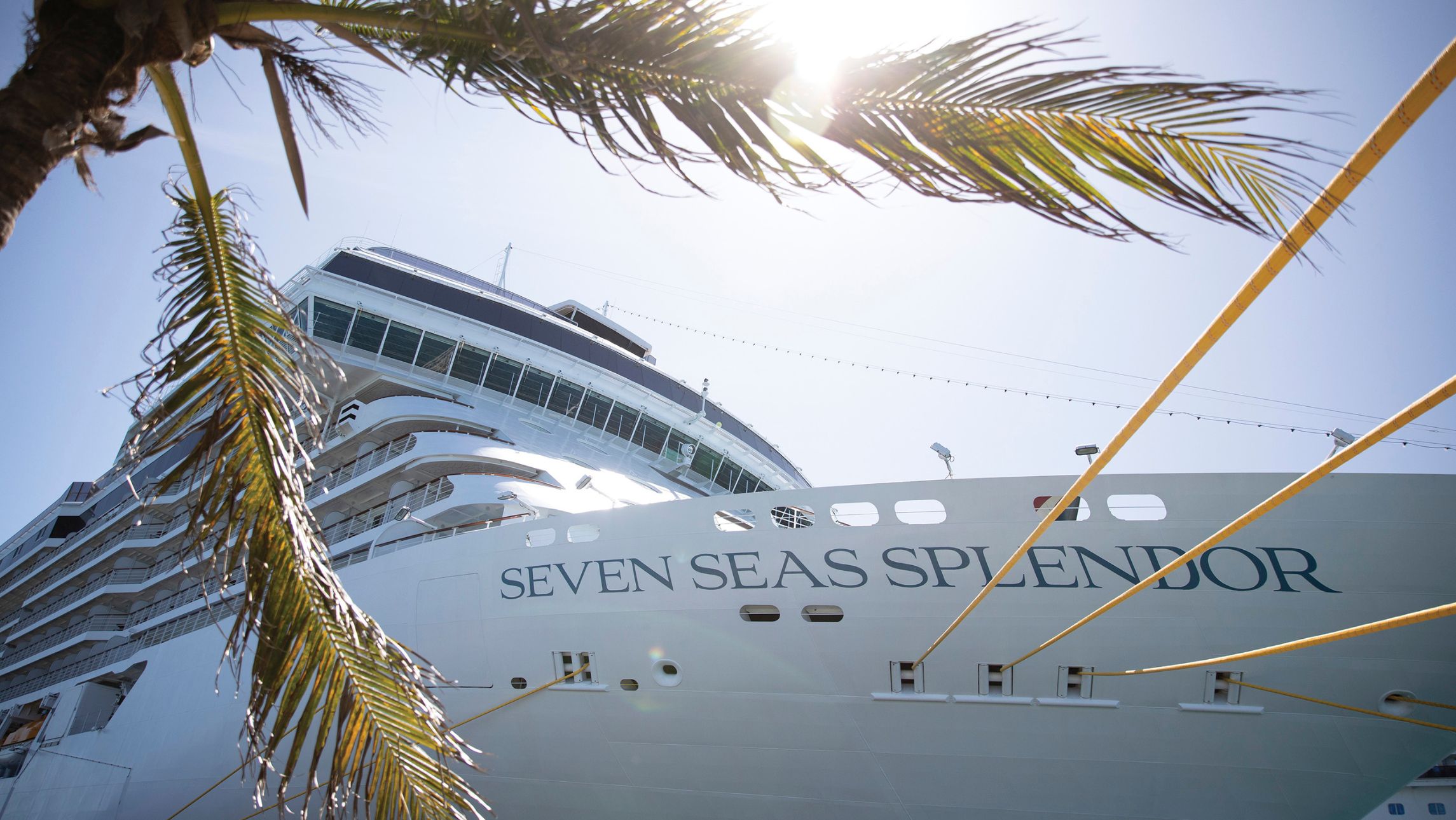 Close up of the Seven Seas Splendor
