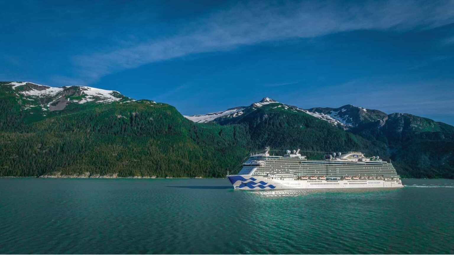 Discovery Princess ships sailing