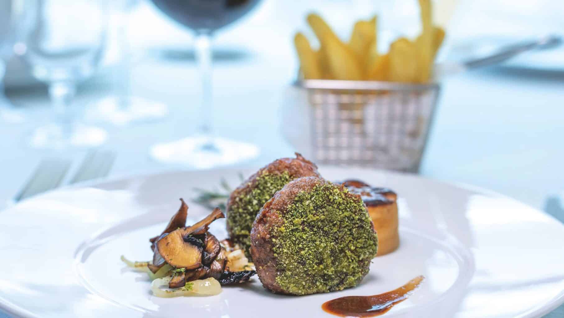 Plant-based dish at Prime C