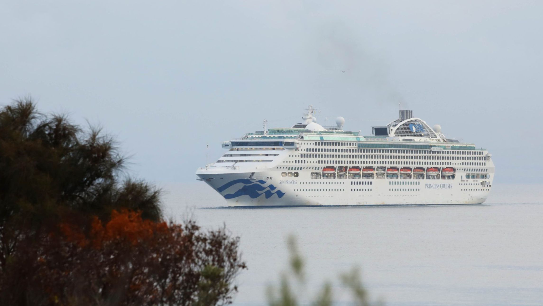 Princess shows support with the first ship visit to Kangaroo Island