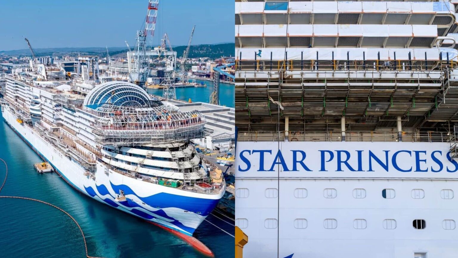 Star Princess construction