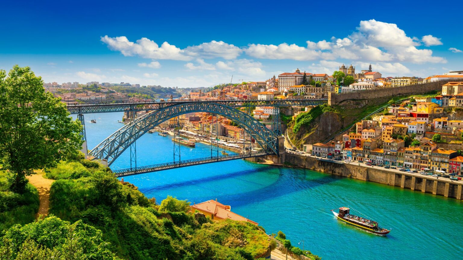 The city of Porto on the Douro River, Portugal