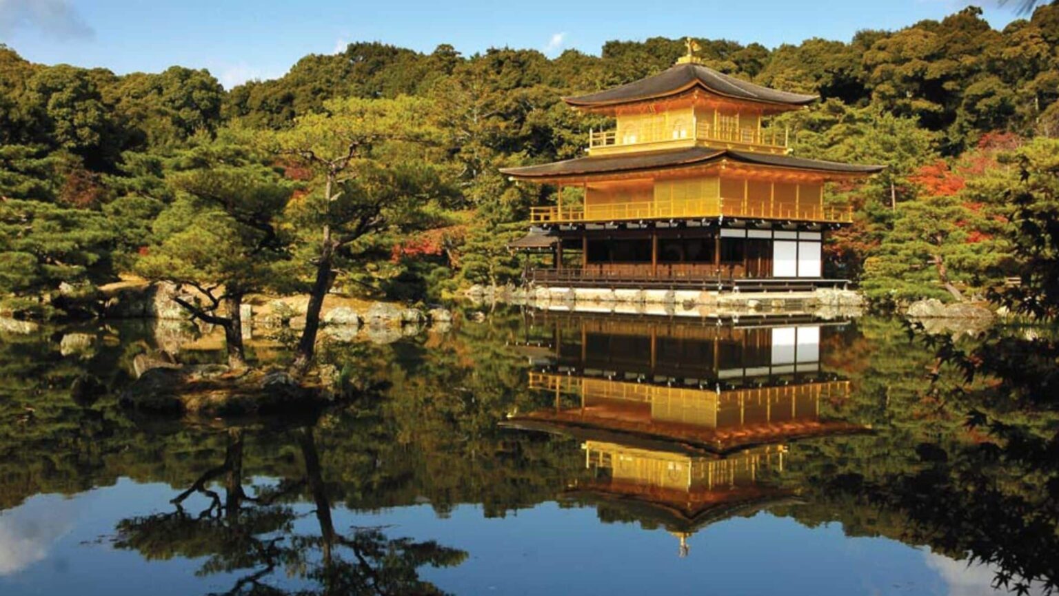 The Golden Temple in Kyoto