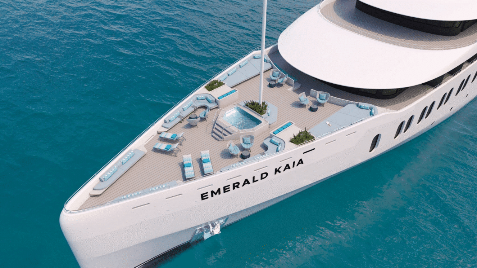The new Emerald Kaia superyacht