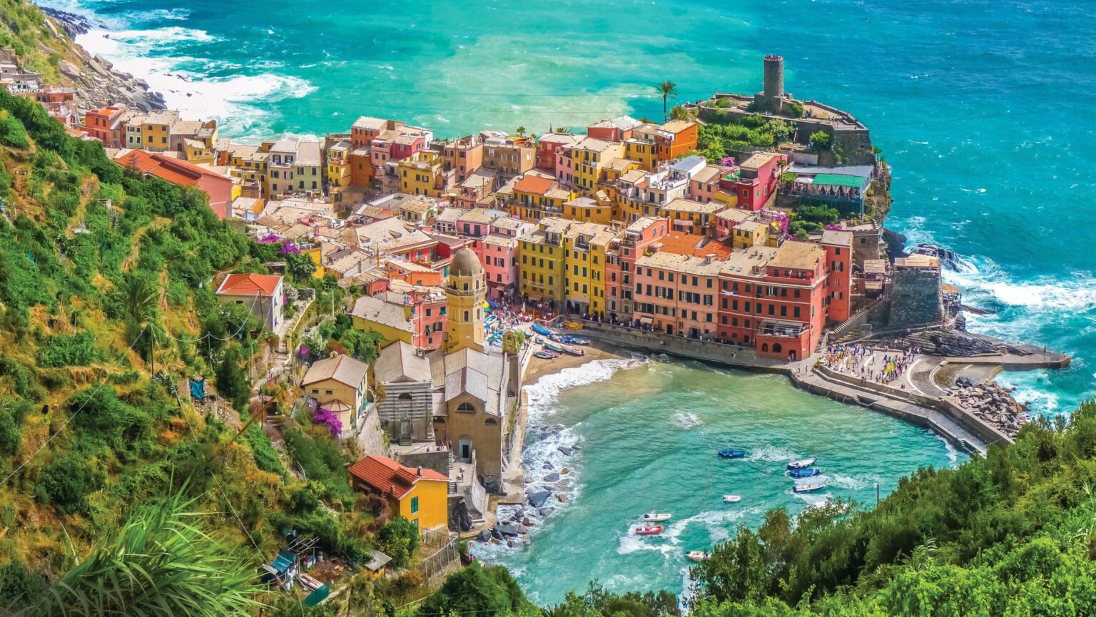 a stunning town in Tuscany