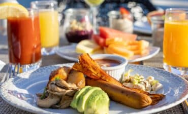Vegetarian breakfast plant-based breakfast