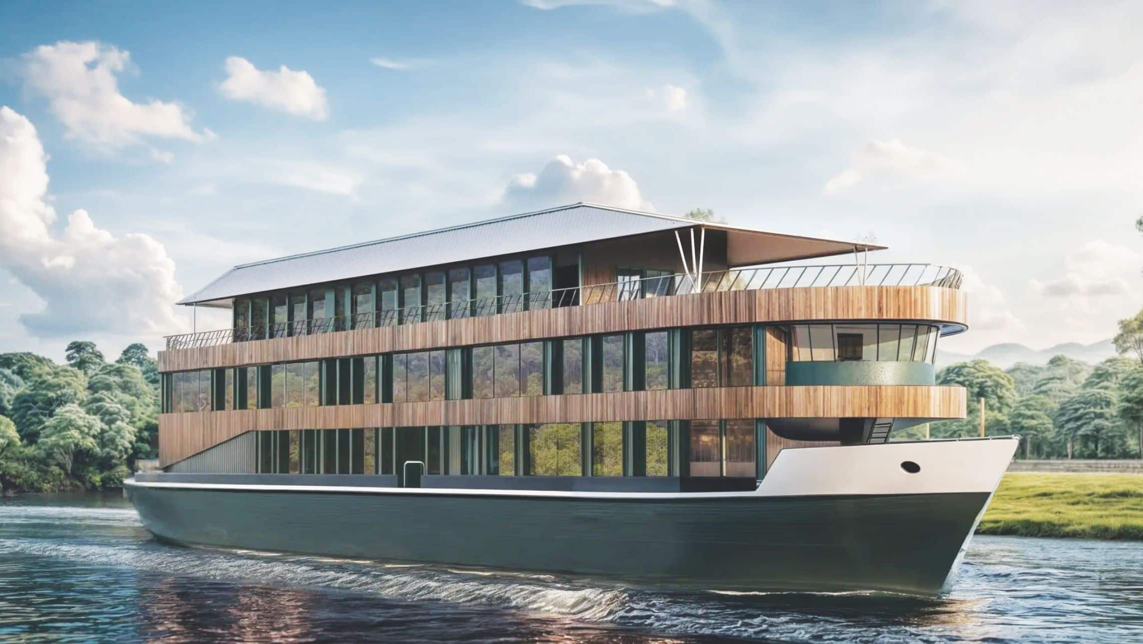 Artist's impression of A&K's riverboat Pure Amazon river cruising: change