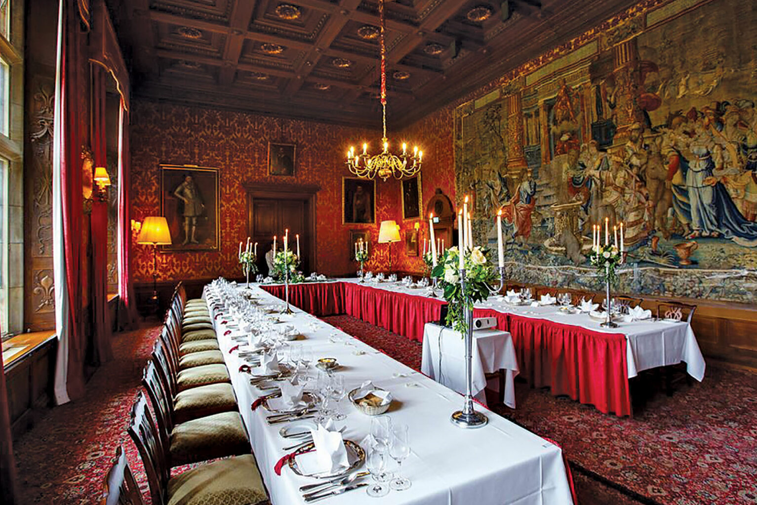 The inside of the Schlosshotel Kronberg