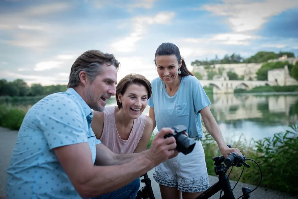 Avalon Waterways travellers taking photos in Europe