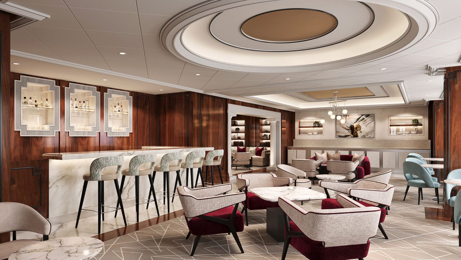 Celebrity Cruises is making its classics new again with a revitalization of its Solstice Series_The Retreat Lounge