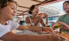 Pizza on Carnival Cruise Line family