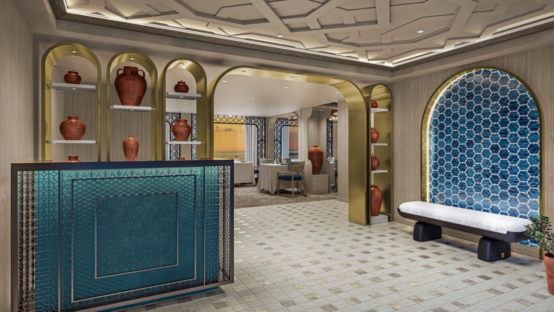 Prestige Azure restaurant entrance