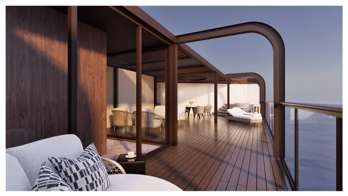 The Luna Terrace in the Prestige Suite
