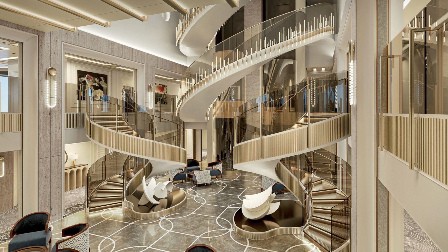 The Atrium on Seven Seas Prestige