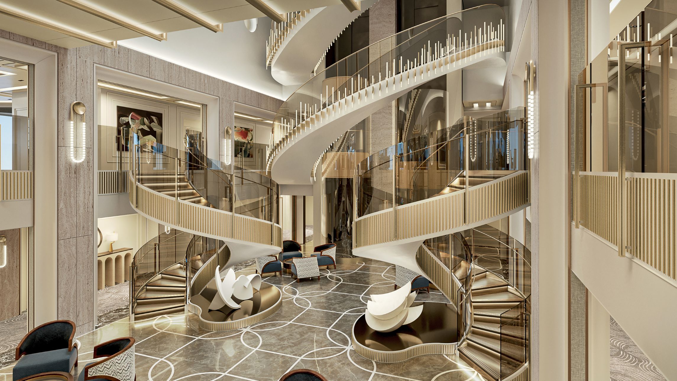 The Atrium on Seven Seas Prestige