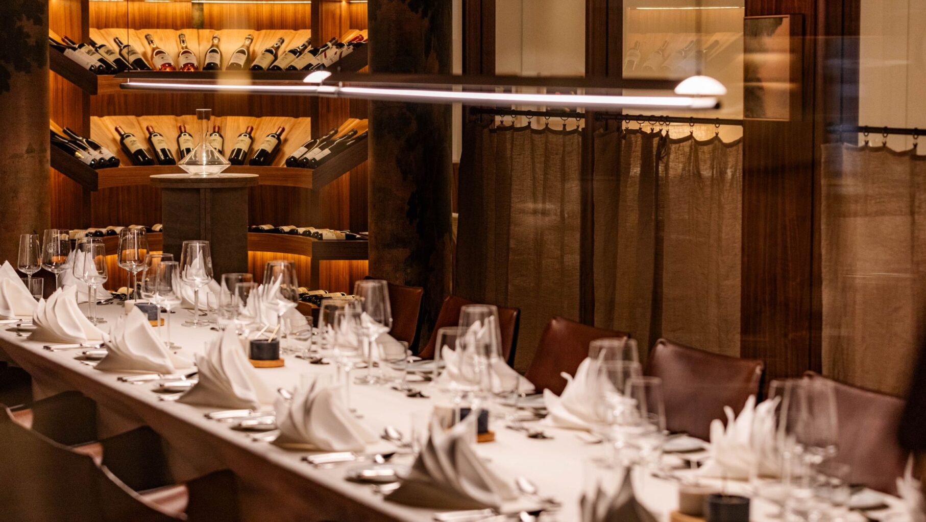 The table at the Owner's Cellar
