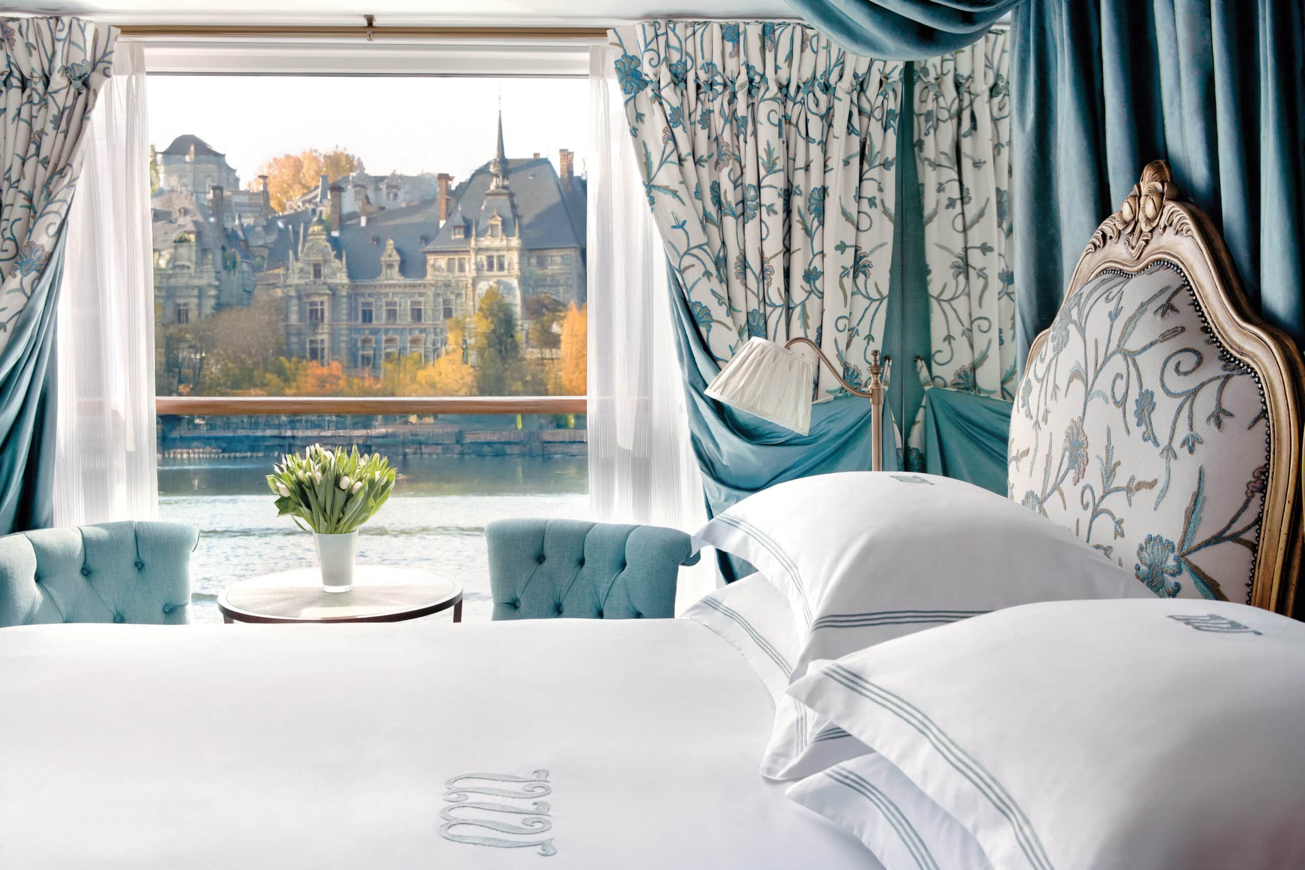 A suite onboard the S.S. Antoinette.