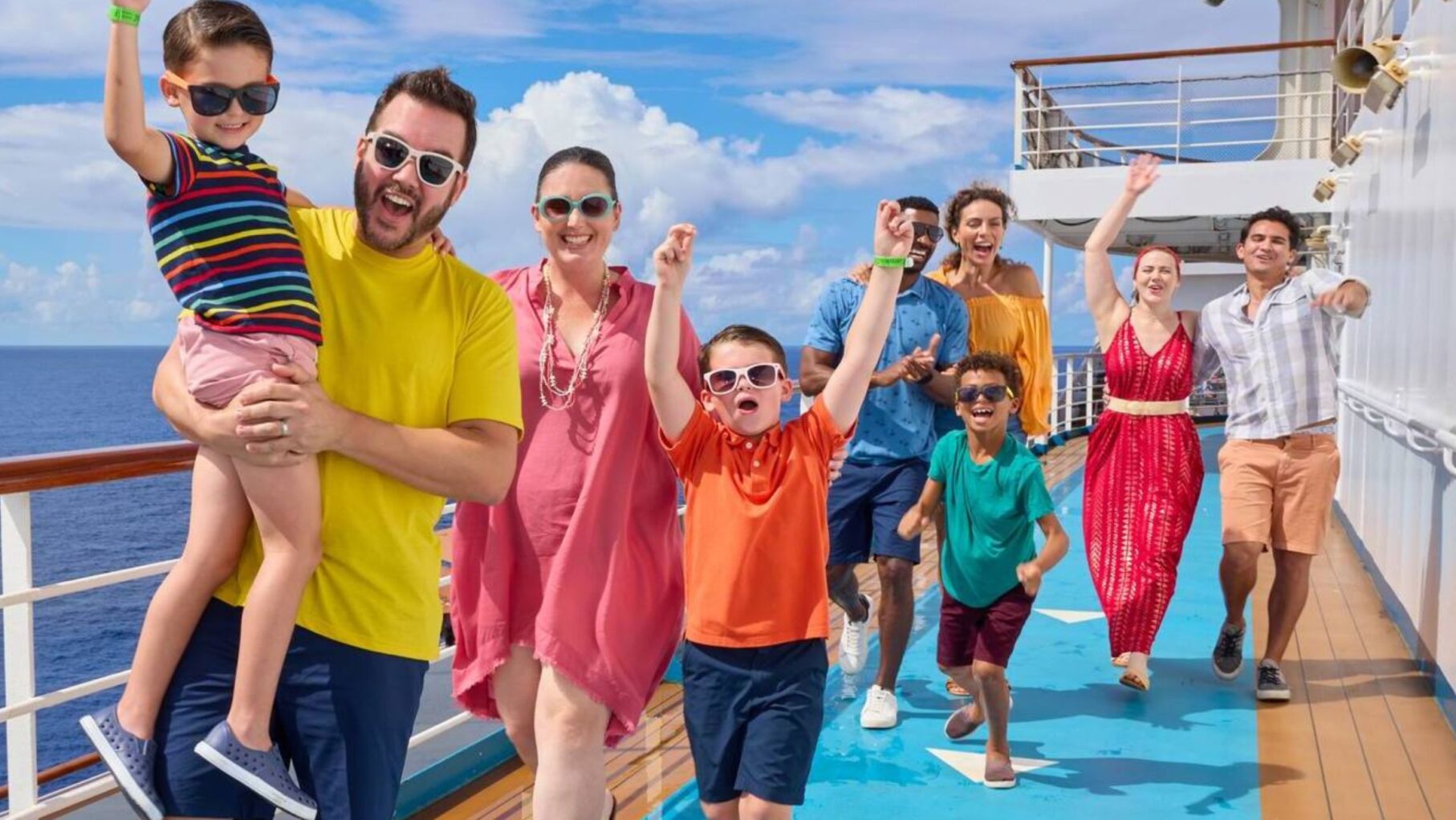 family on a cruise
