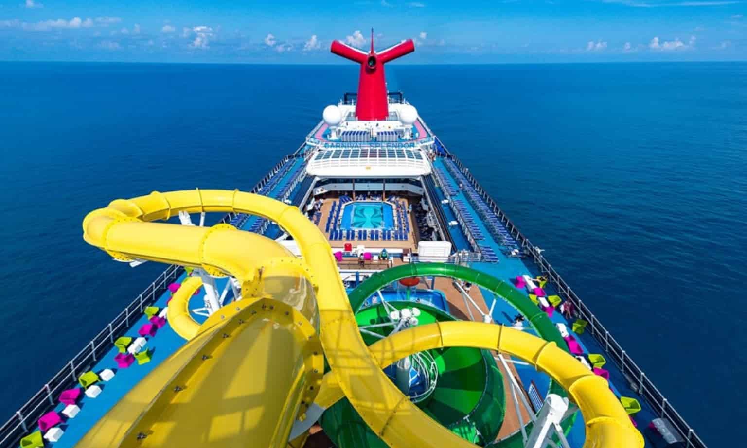 Back of the Carnival Splendor ship