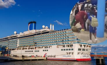 cruise ship + brawl