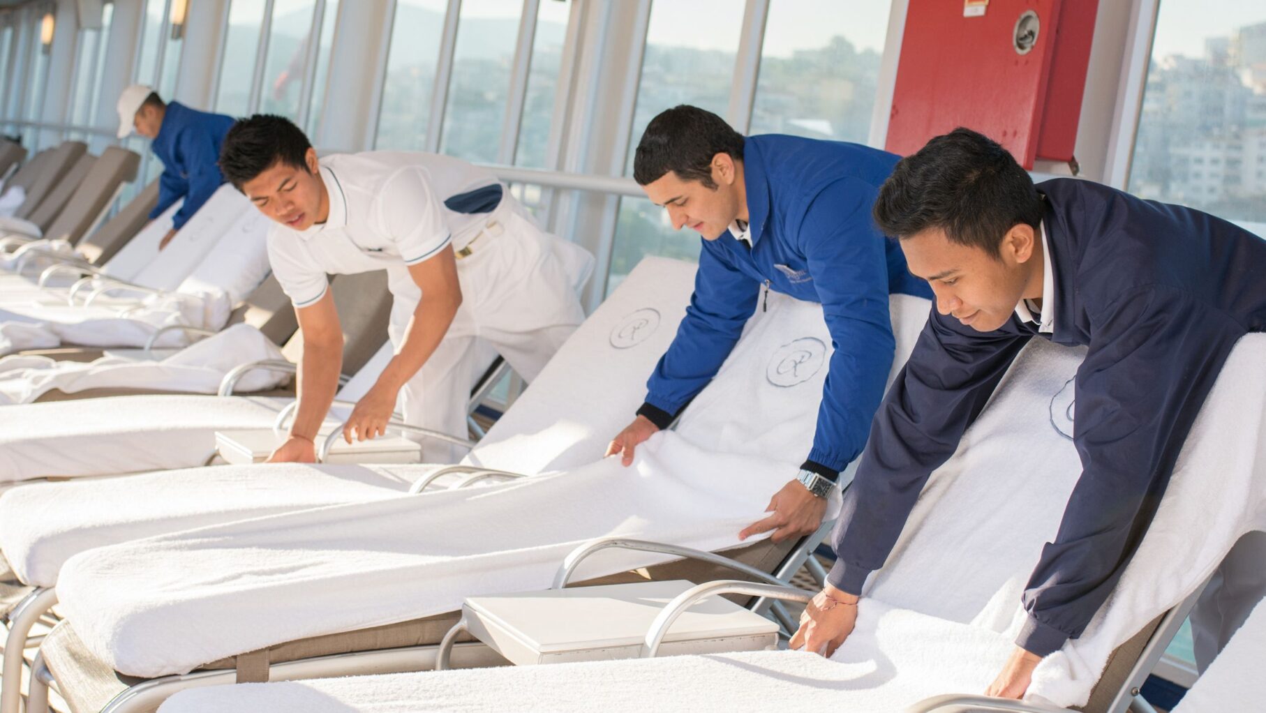 all hands on pool deck