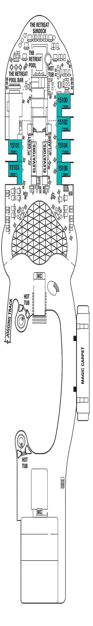 Deck 16 Celebrity Edge Deck 16