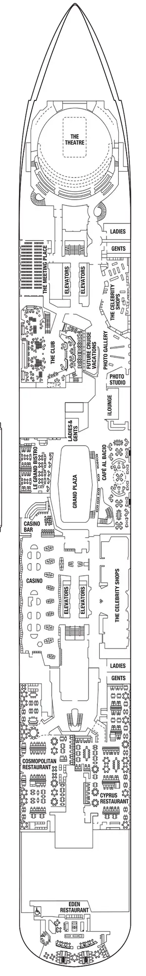 Deck 4 Celebrity Edge Deck 4