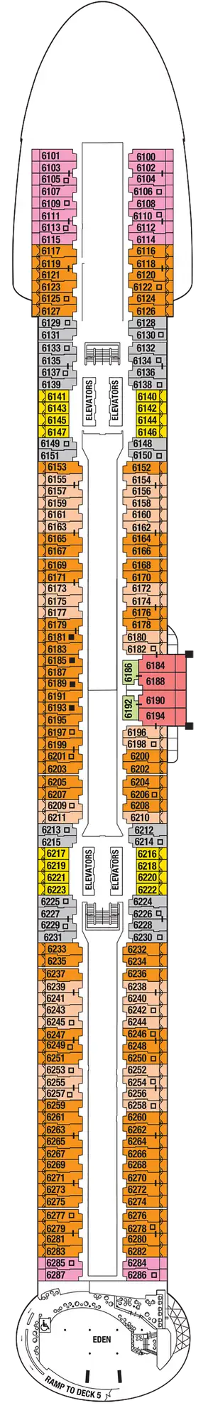 Deck 6 Celebrity Edge Deck 6