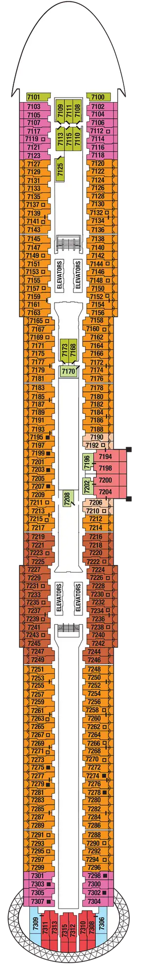 Deck 7 Celebrity Edge Deck 7