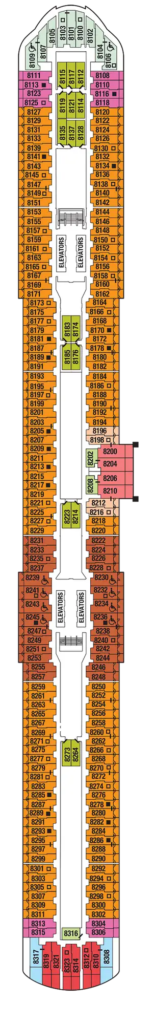 Deck 8 Celebrity Edge Deck 8