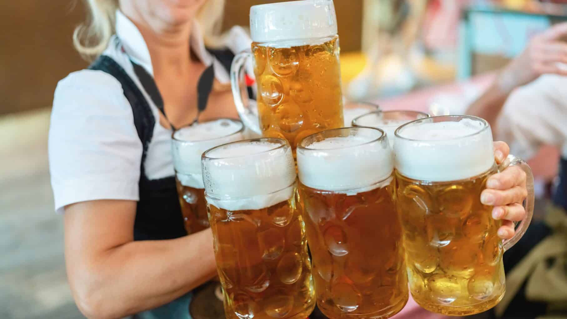 waitress at Oktoberfest Tauck